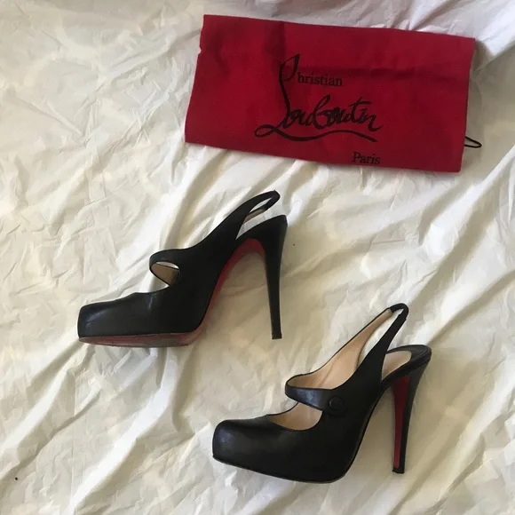 Christian Louboutin slingback sz 37